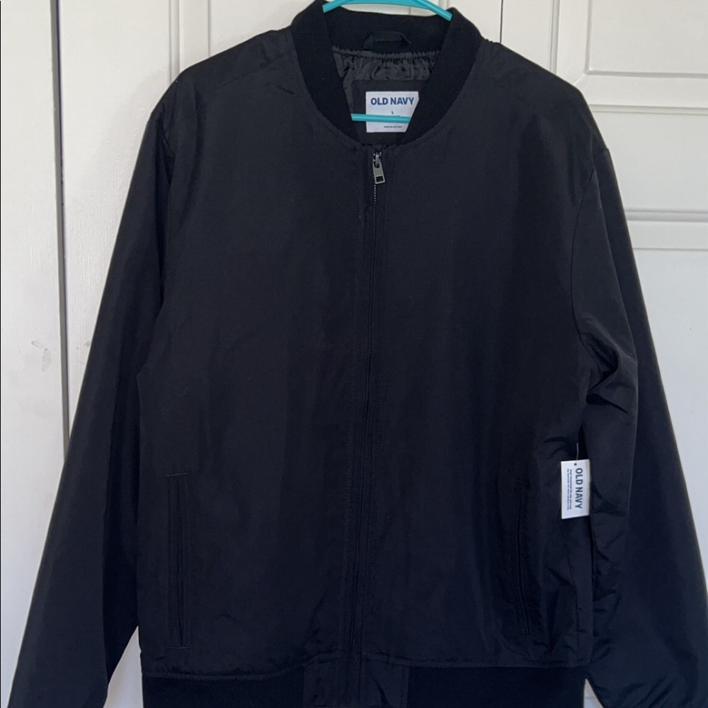Never Worn: Old Navy Black Bomber Jacket